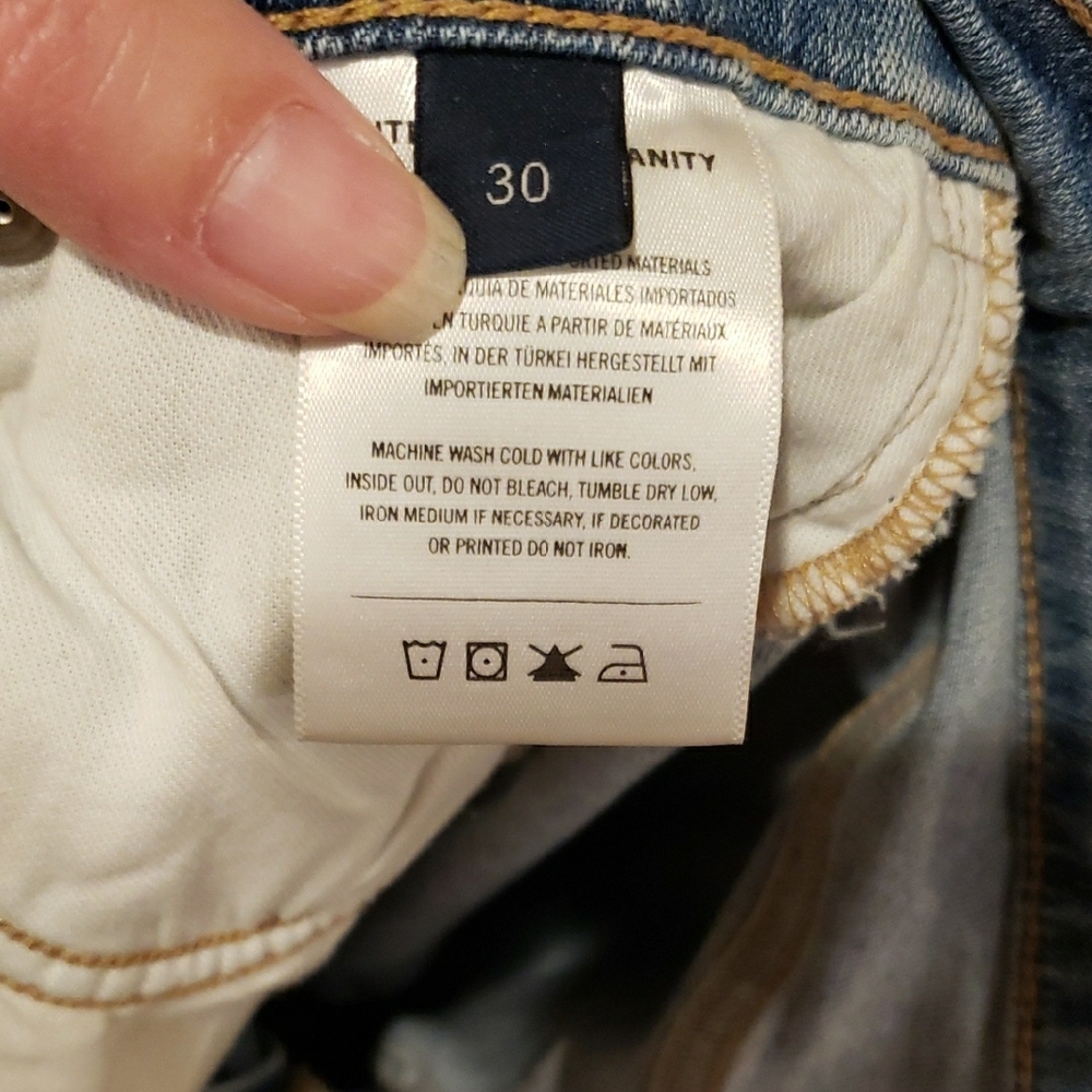 Citizens Of Humanity Medium Light Wash Blue Denim Jeans-Rocket Ankle - Picture 6 of 9